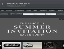 Tablet Screenshot of freedomlincolnwise.com